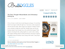 Tablet Screenshot of brainfoggles.com